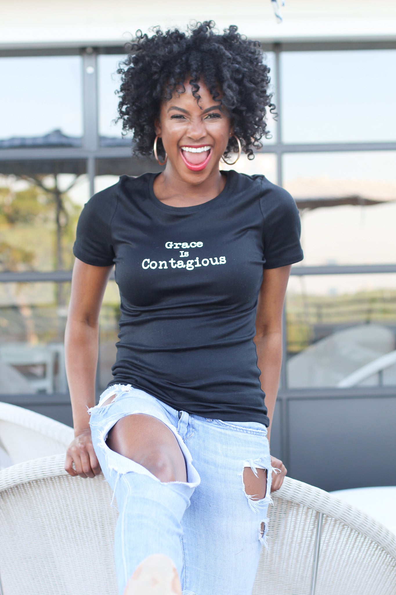 Grace Is Contagious Tee - Modern Ruth 