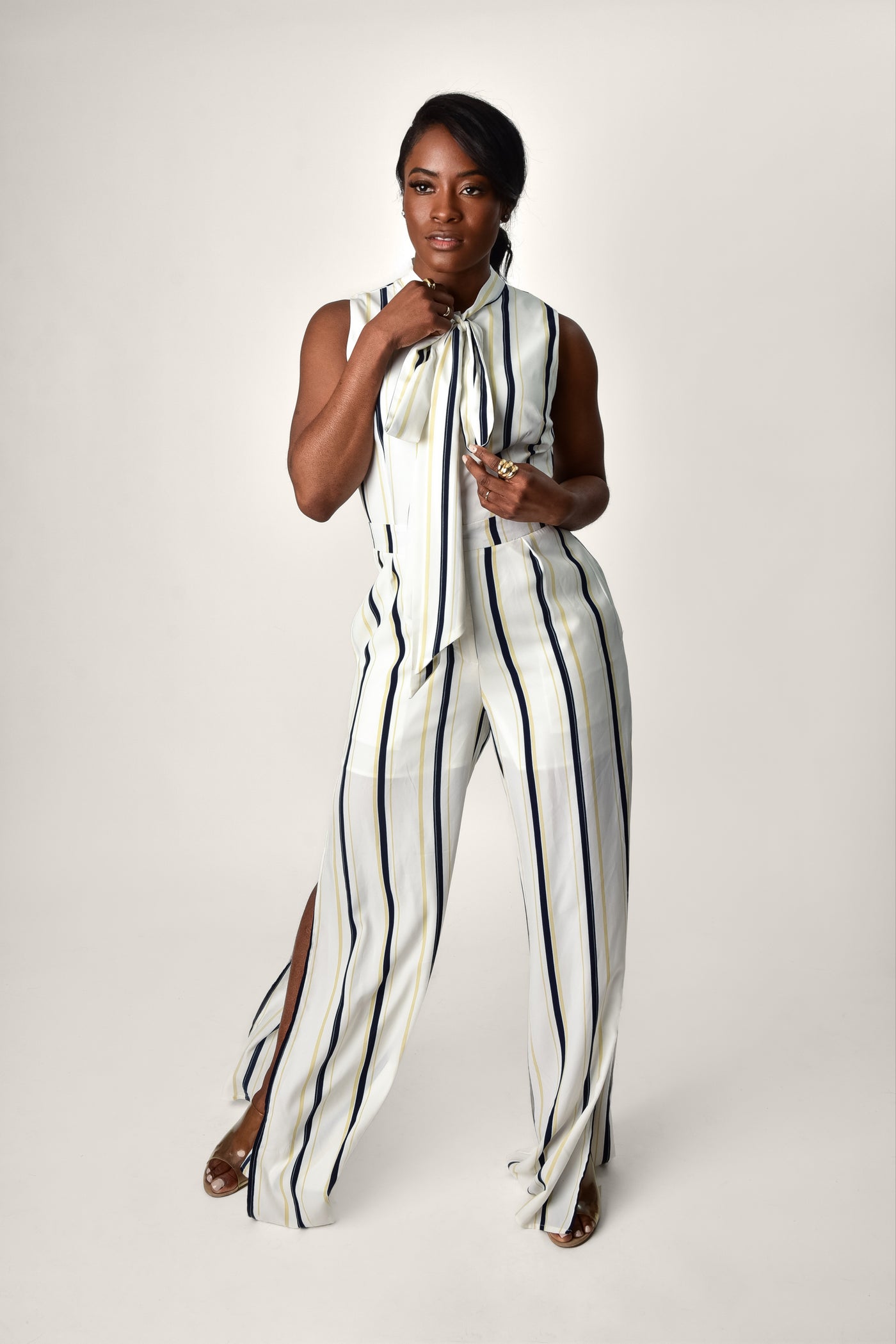 Bow Tie Jumpsuit - Modern Ruth 